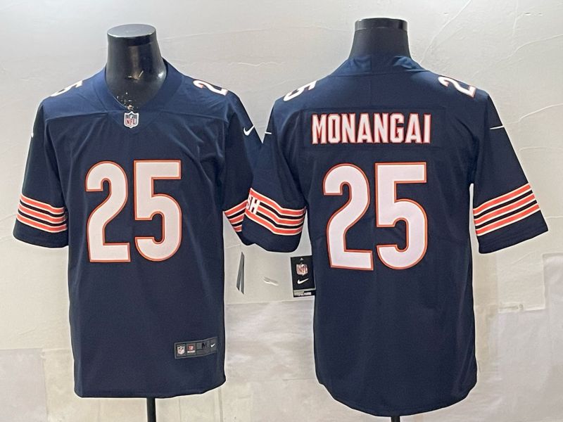 Men 2026 Chicago Bears #25 Monangai Blue Nike Limited NFL Jersey style 01->chicago bears->NFL Jersey